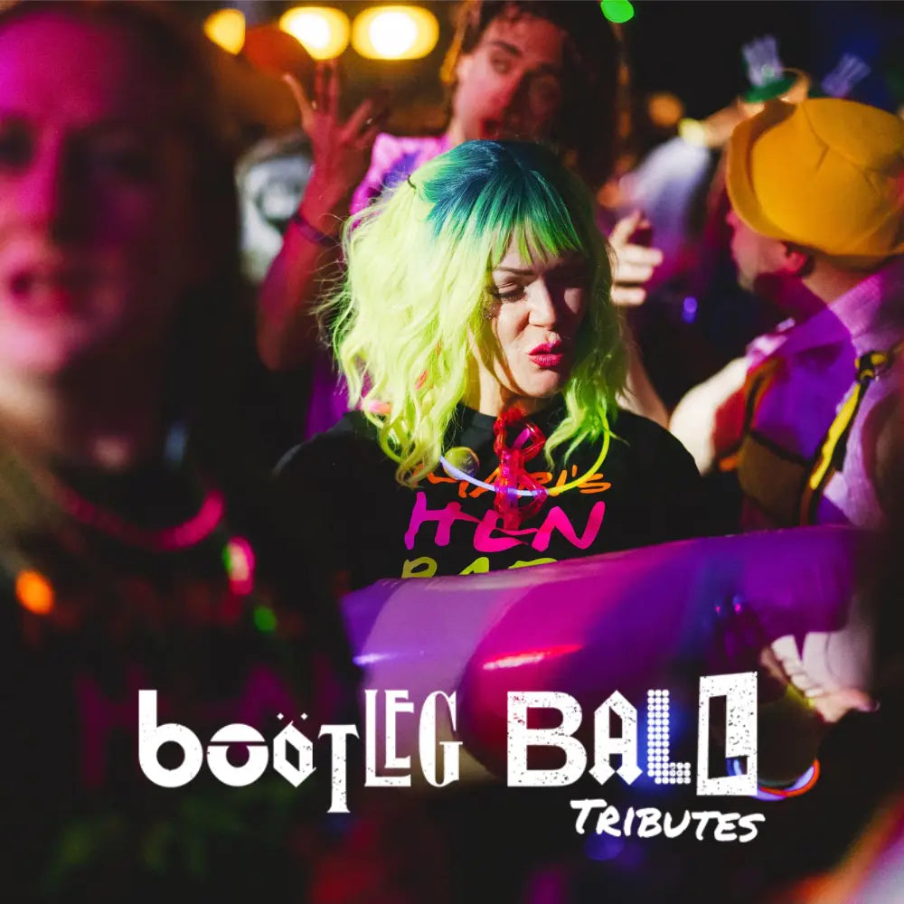 Adults partying at the butlins adult only weekend "bootleg ball" with tribute bands